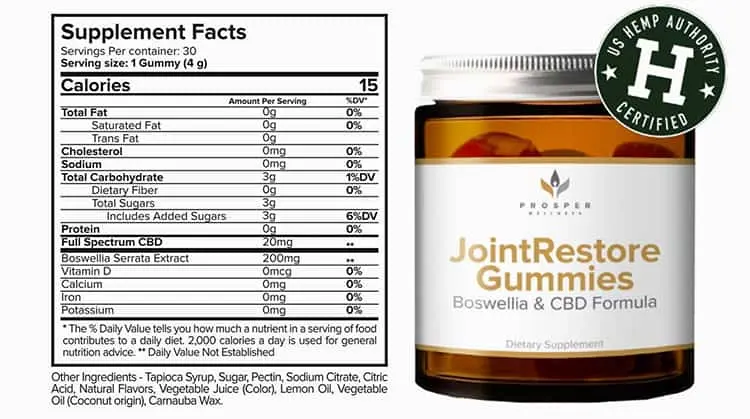 Joint Restore Gummies Supplement