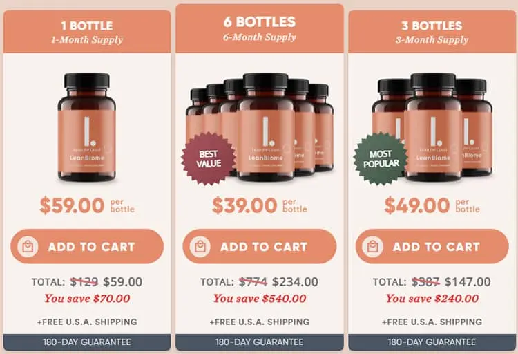 LeanBiome Price